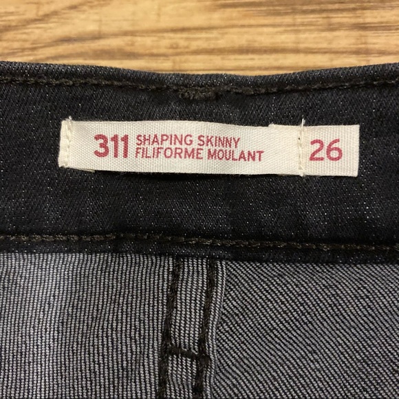 Levi’s | 311 Black Jeans | Size 26 - Picture 4 of 4